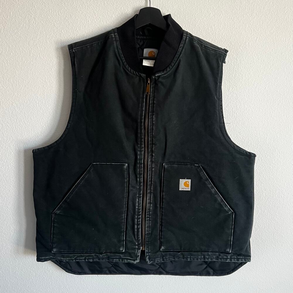 Carhartt V01 BLK black work wear vest